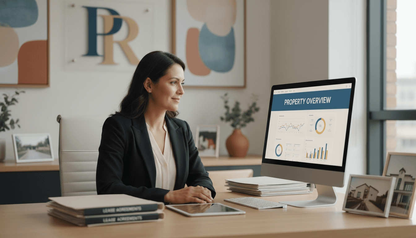 Property manager ensuring smooth tenant placement and support