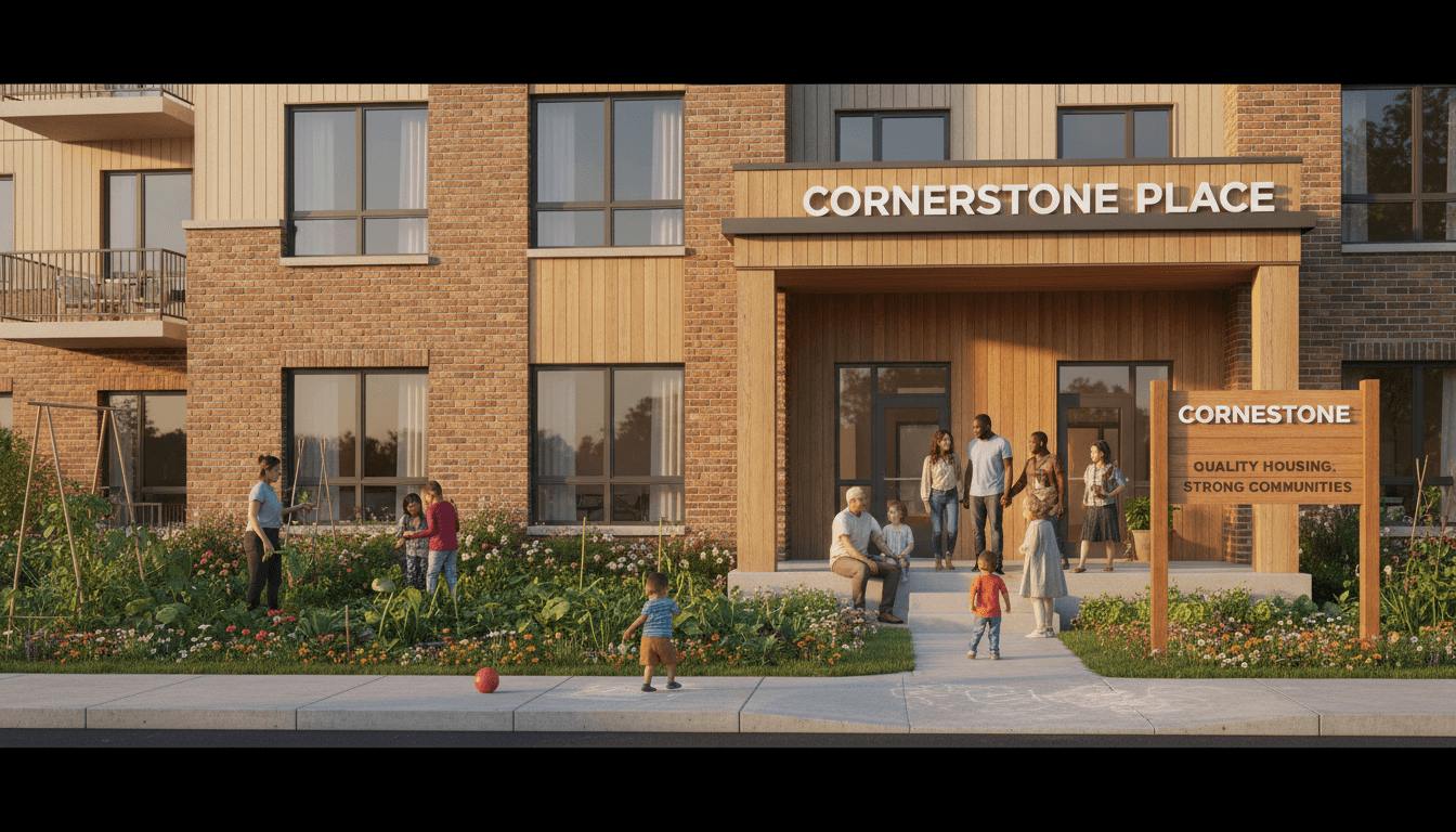 Diverse residents enjoying quality community housing